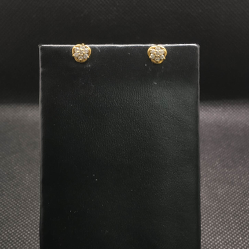 diamond gold earrings by S.P. Jewellers