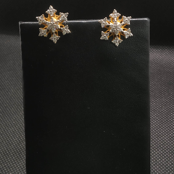 diamond earrings gold by S.P. Jewellers