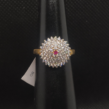 colour diamond gold ring by S.P. Jewellers