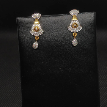 diamond earrings gold by S.P. Jewellers