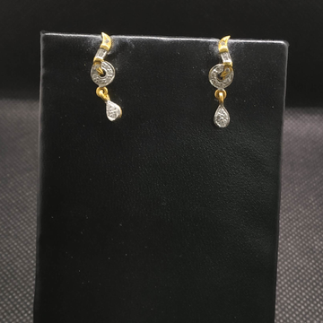 diamond earrings gold by S.P. Jewellers