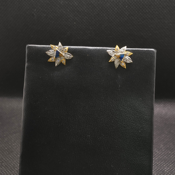 gold diamond earrings by S.P. Jewellers