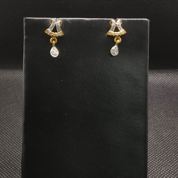 diamond earrings gold by S.P. Jewellers