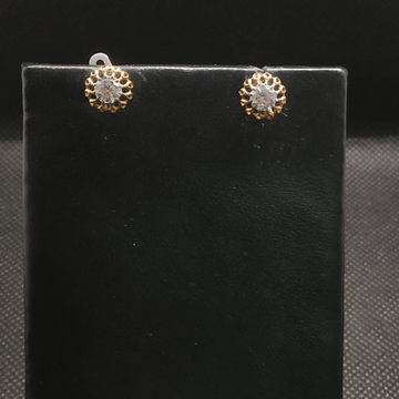 diamond gold earrings by S.P. Jewellers