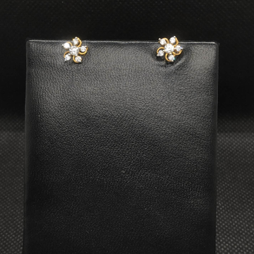 Diamond earrings gold by S.P. Jewellers