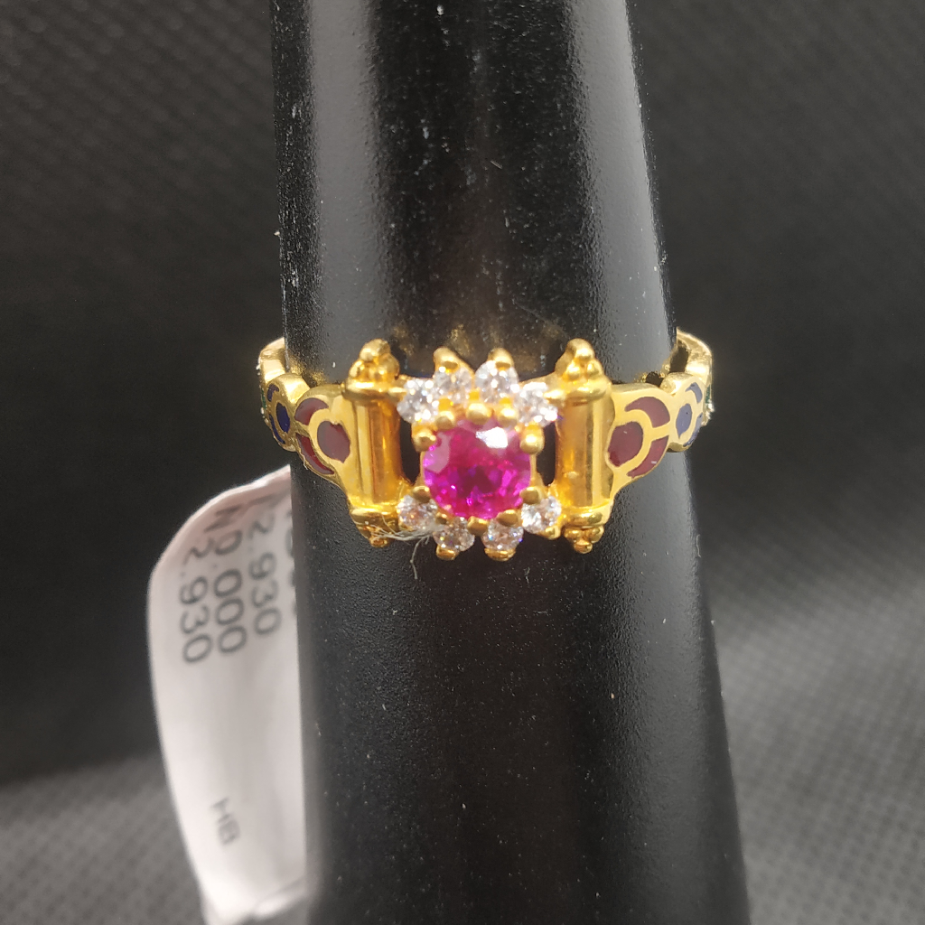 red stone Women ring