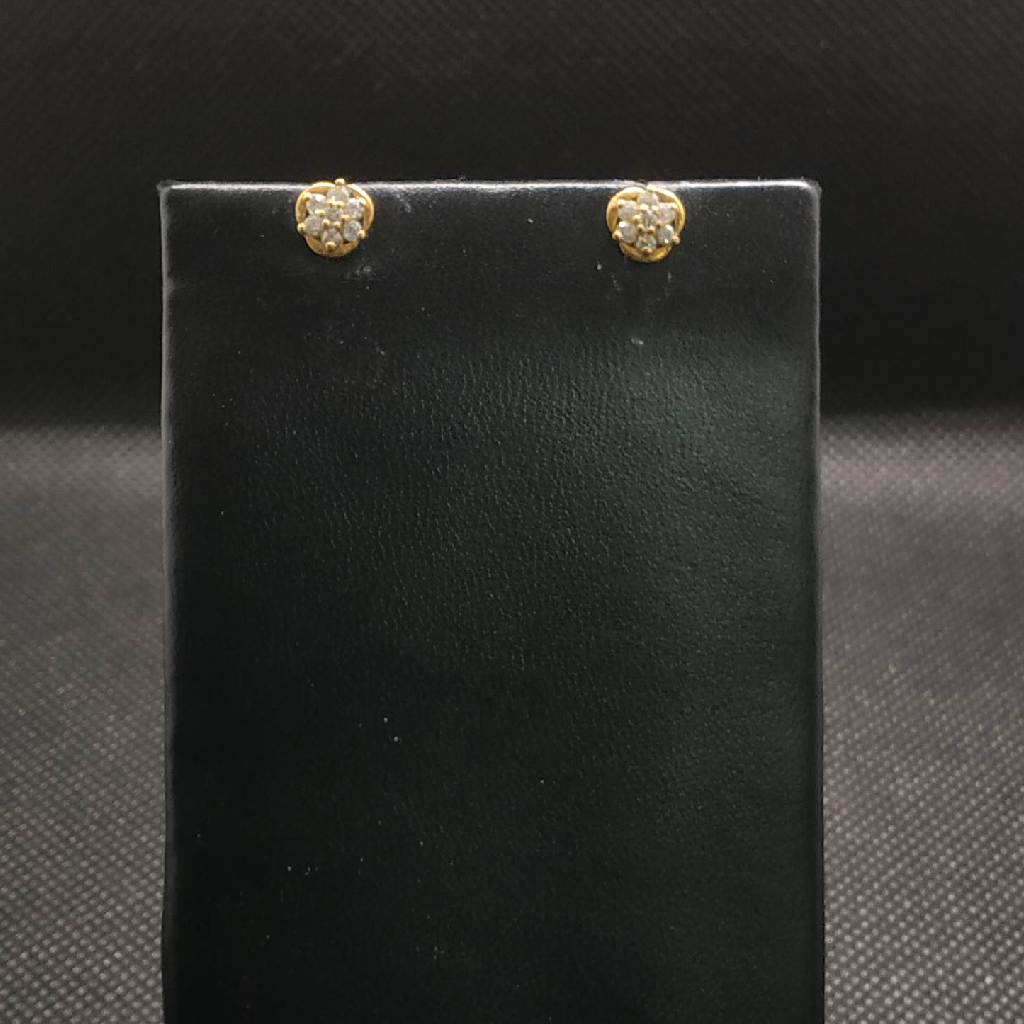 diamond gold earrings