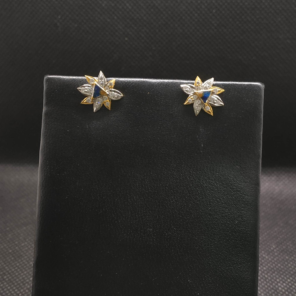 gold diamond earrings