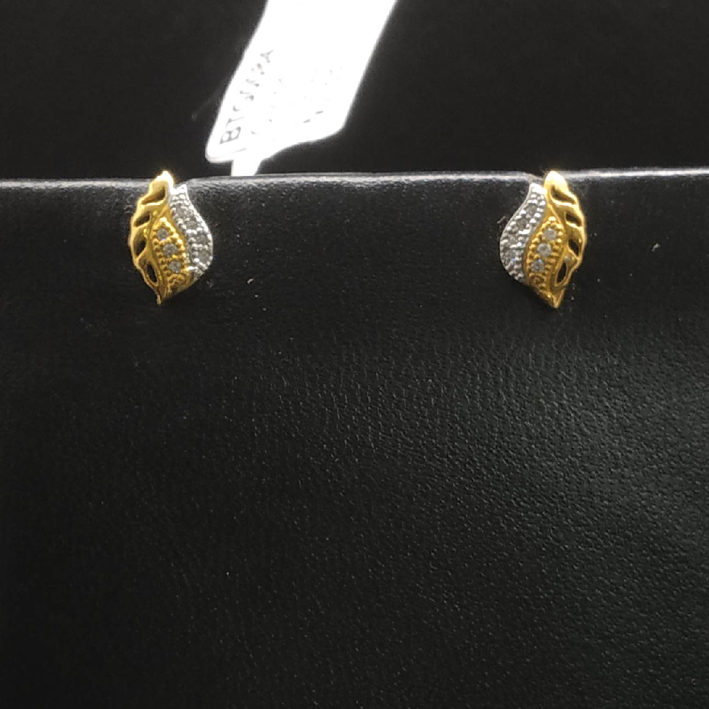 gold diamond earrings