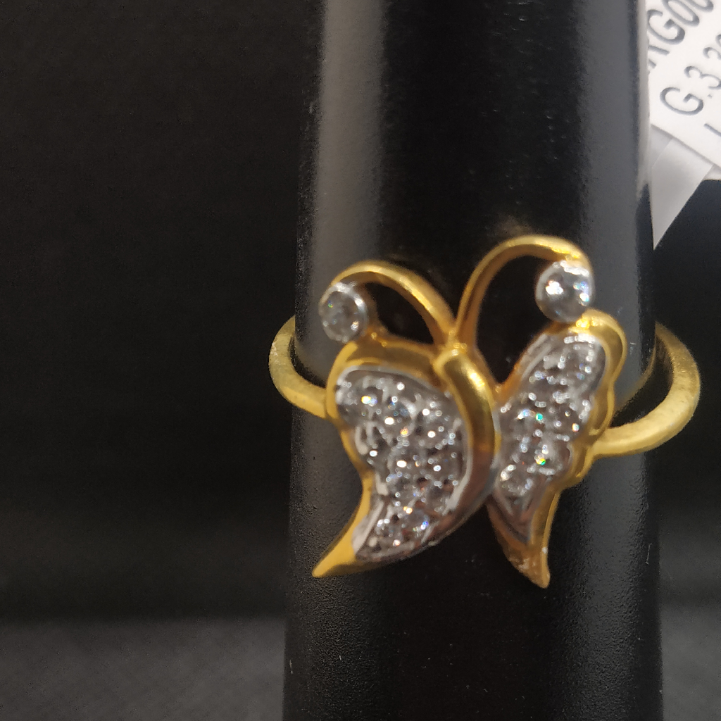 butterfly gold ring