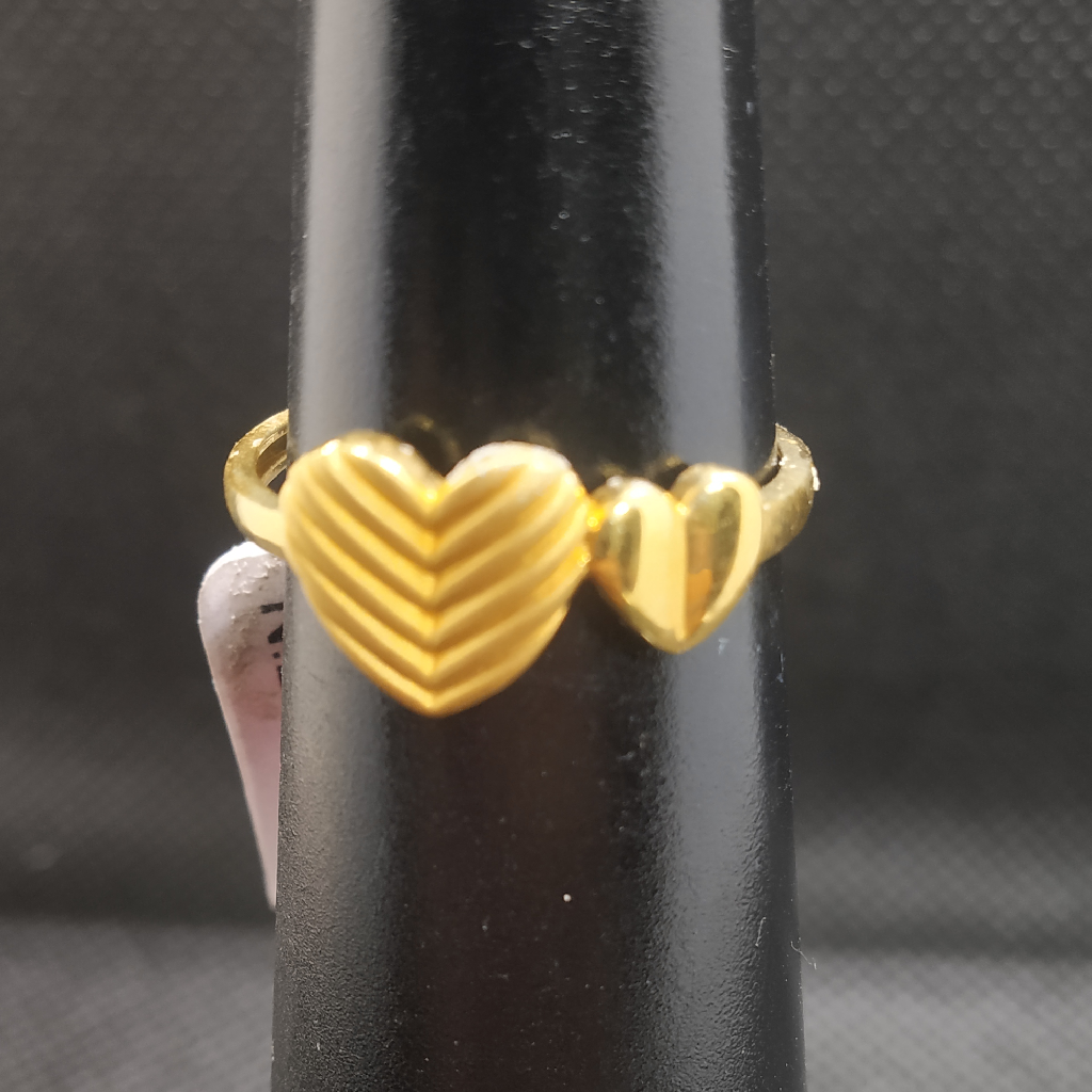 heart shape gold ring